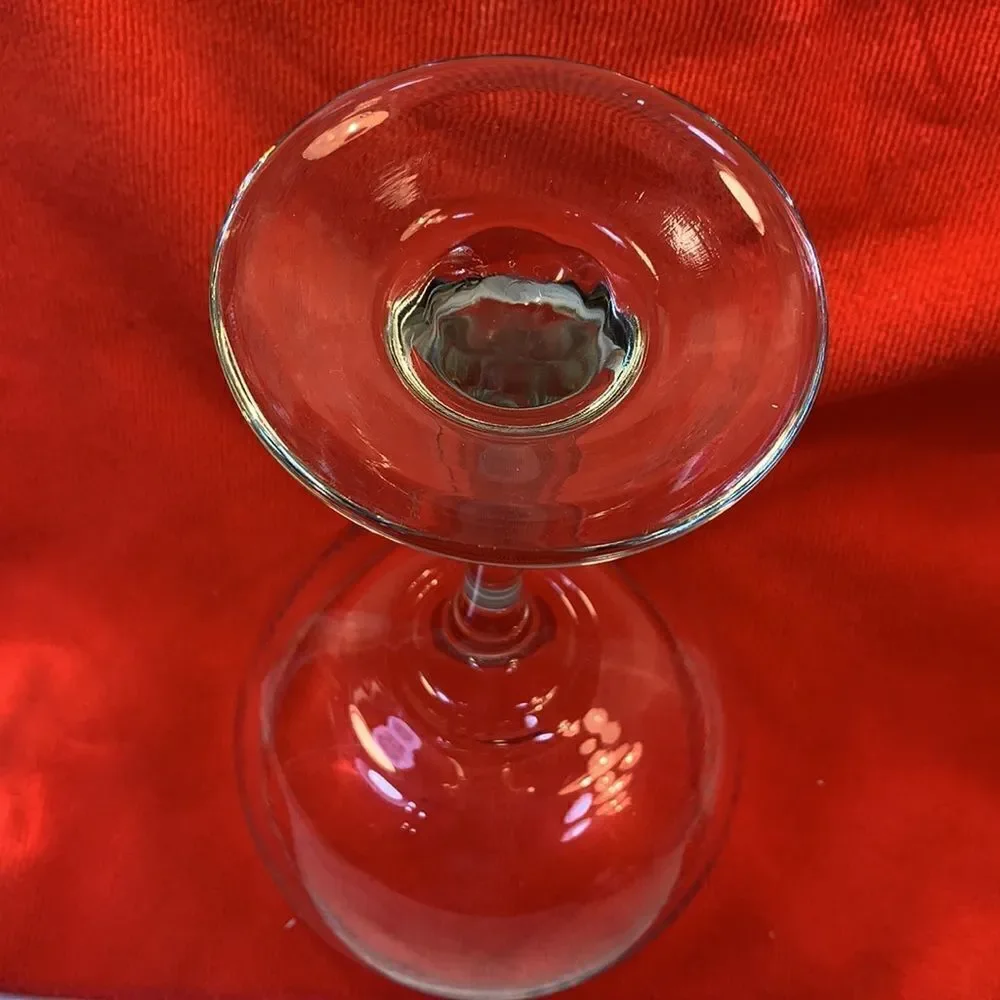Disaronno Stamped Party Cocktail Glass Single Stem 10 1/4 Inches Tall 40 Ounces